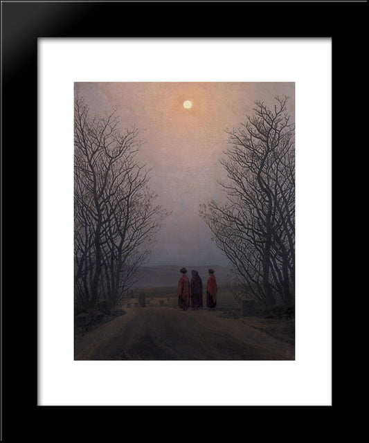 Easter Morning 20x24 Black Modern Wood Framed Art Print Poster by Friedrich, Caspar David