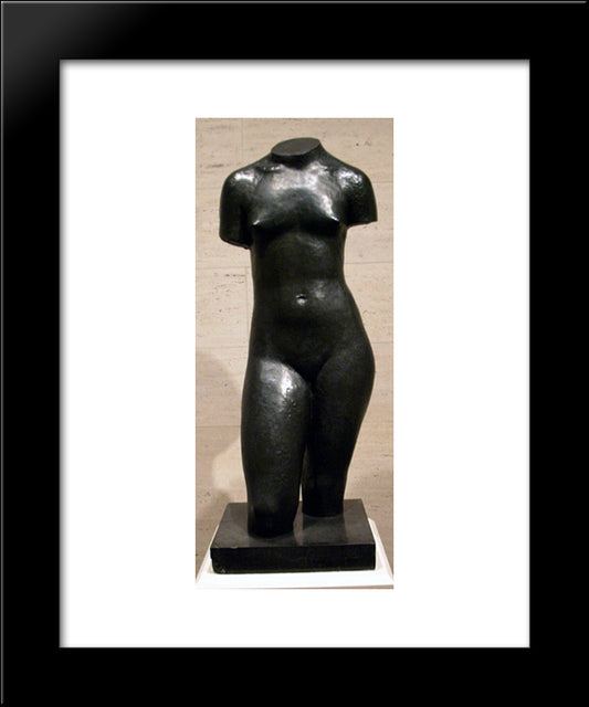 Adolescent Girl 20x24 Black Modern Wood Framed Art Print Poster by Despiau, Charles