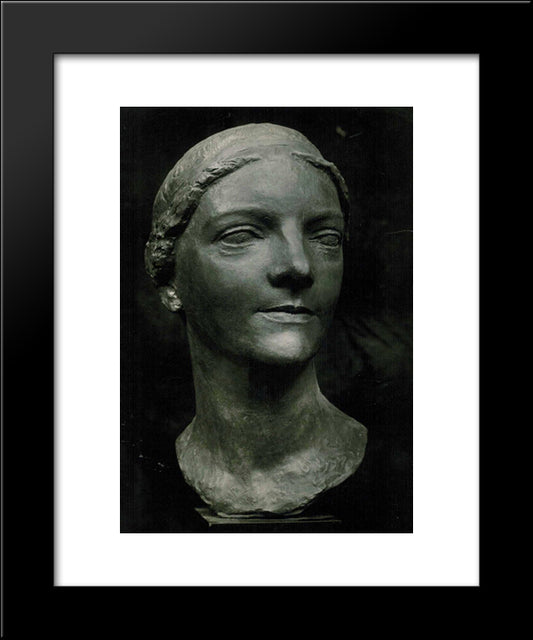 Agnes Meyer 20x24 Black Modern Wood Framed Art Print Poster by Despiau, Charles