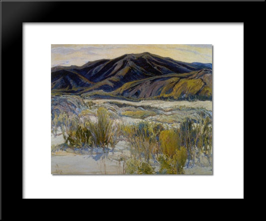 In The Banner Valley 20x24 Black Modern Wood Framed Art Print Poster by Reiffel, Charles