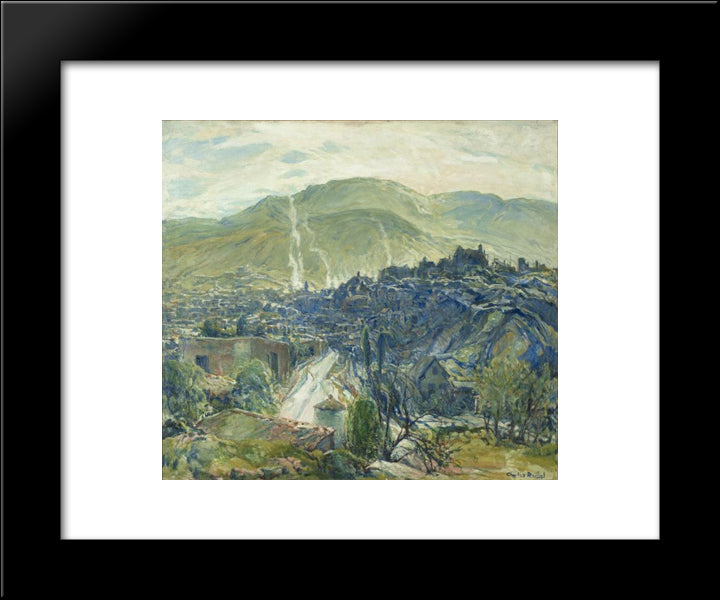 Morning, Nogales, Arizona 20x24 Black Modern Wood Framed Art Print Poster by Reiffel, Charles