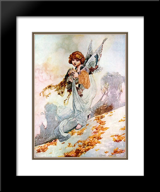 Autumn 20x24 Black Modern Wood Framed Art Print Poster by Robinson, Charles