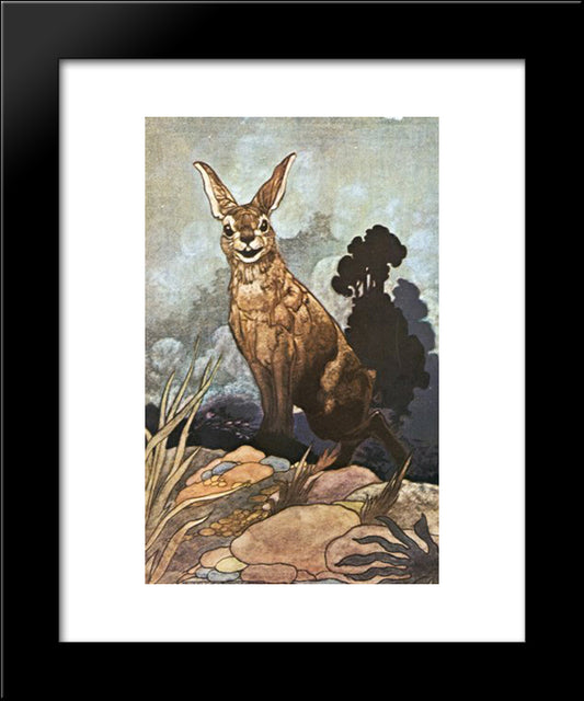 He Said I Am Surprised I Expect Its A Party 20x24 Black Modern Wood Framed Art Print Poster by Robinson, Charles