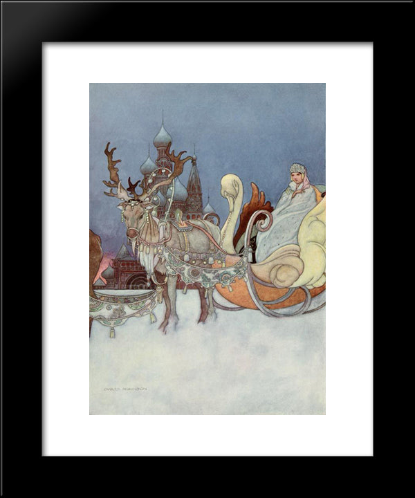 The Remarkable Rocket 20x24 Black Modern Wood Framed Art Print Poster by Robinson, Charles