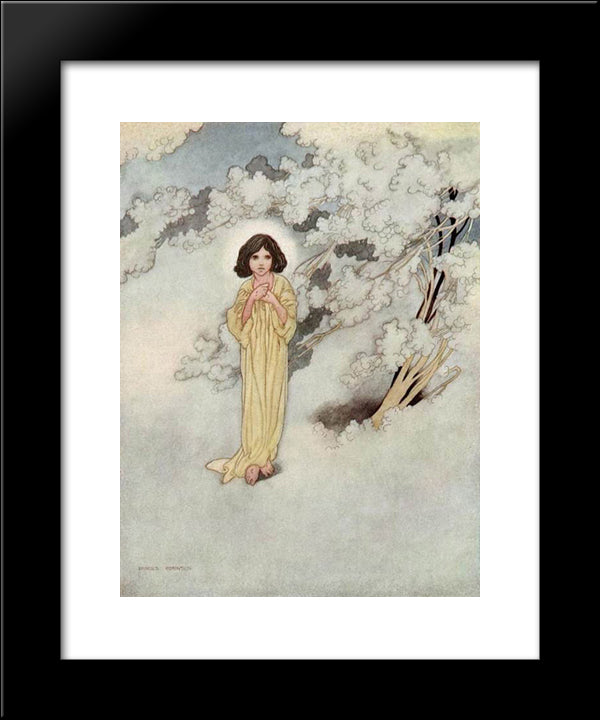 The Selfish Giant 20x24 Black Modern Wood Framed Art Print Poster by Robinson, Charles
