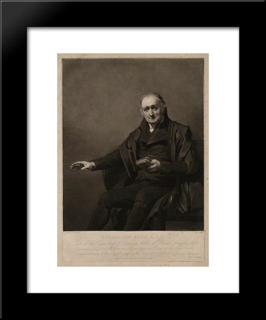 Alexander Adam 20x24 Black Modern Wood Framed Art Print Poster by Turner, Charles