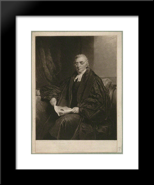 Andrew Bell 20x24 Black Modern Wood Framed Art Print Poster by Turner, Charles