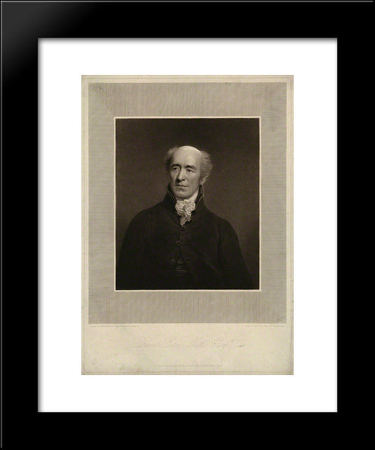 David Pike Watts 20x24 Black Modern Wood Framed Art Print Poster by Turner, Charles