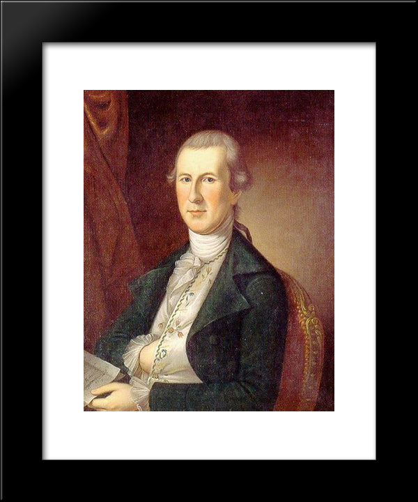 Charles Wilson Peale 1741-1827 20x24 Black Modern Wood Framed Art Print Poster by Peale, Charles Willson