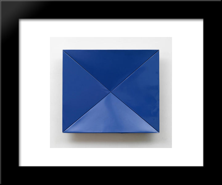 Fold 20x24 Black Modern Wood Framed Art Print Poster by Posenenske, Charlotte
