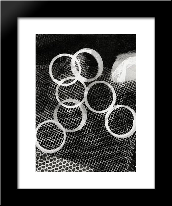 Schadographie 16 20x24 Black Modern Wood Framed Art Print Poster by Schad, Christian