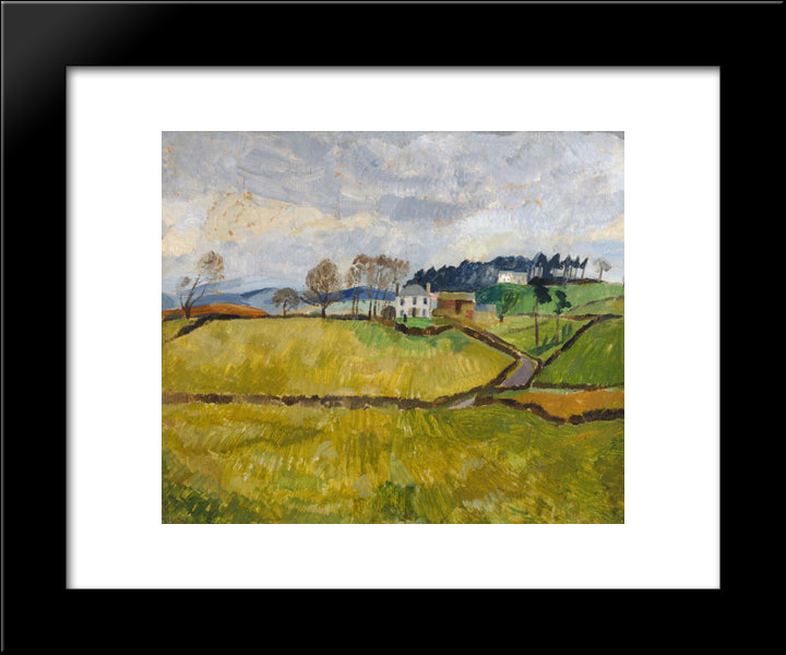 Cumberland Landscape (Northrigg Hill) 20x24 Black Modern Wood Framed Art Print Poster by Wood, Christopher