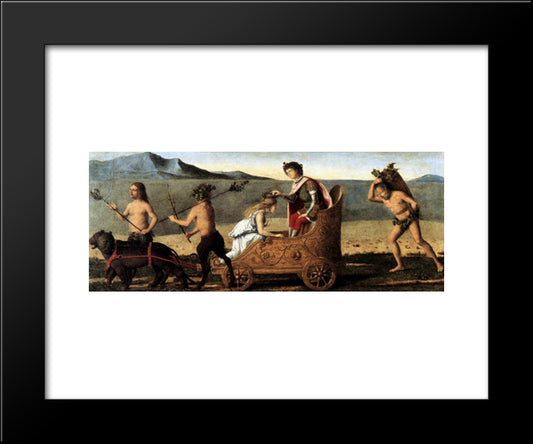 The Marriage Of Bacchus And Ariadne 20x24 Black Modern Wood Framed Art Print Poster by Cima da Conegliano