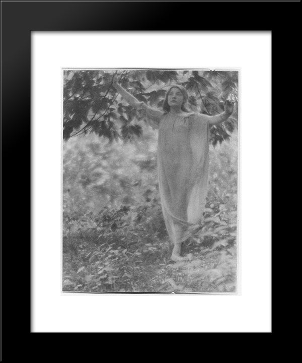 A Model 20x24 Black Modern Wood Framed Art Print Poster by White, Clarence