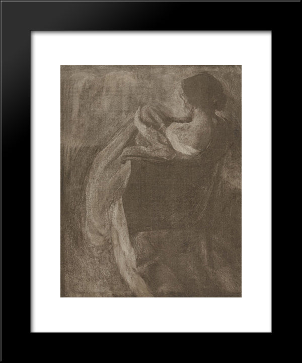 A Study In Gum 20x24 Black Modern Wood Framed Art Print Poster by White, Clarence