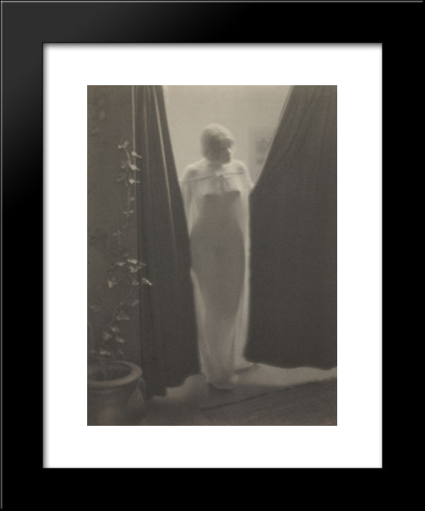 Figure Study 20x24 Black Modern Wood Framed Art Print Poster by White, Clarence