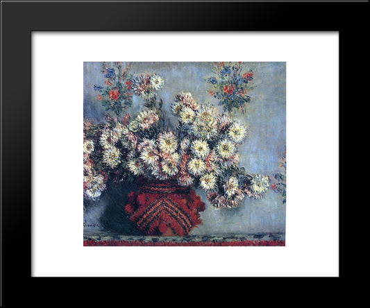 Not Detected 20x24 Black Modern Wood Framed Art Print Poster by Monet, Claude