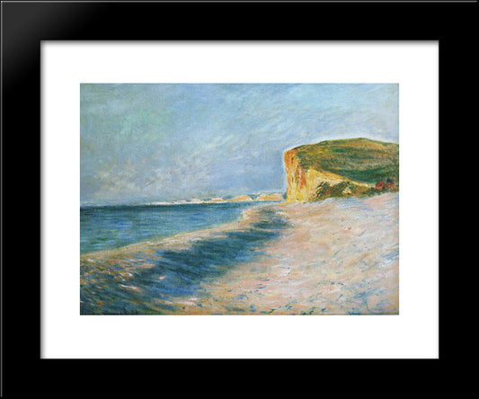 Pourville, Near Dieppe 20x24 Black Modern Wood Framed Art Print Poster by Monet, Claude