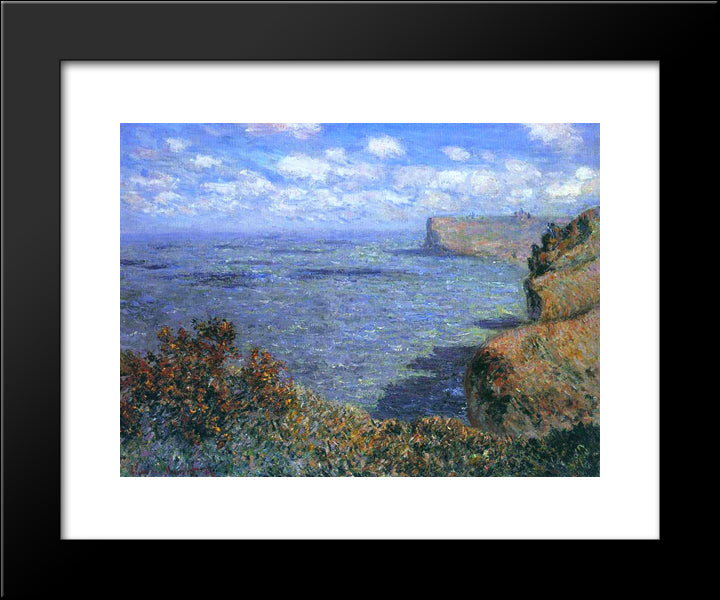 View Taken From Greinval 20x24 Black Modern Wood Framed Art Print Poster by Monet, Claude