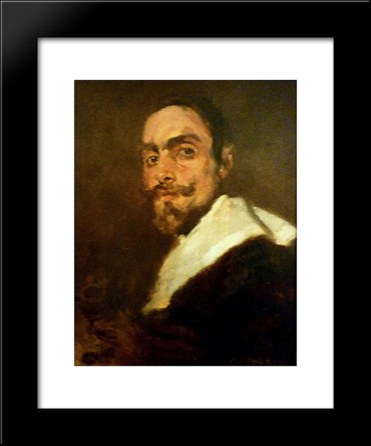 Retrato Do Professor Joo Barreira 20x24 Black Modern Wood Framed Art Print Poster by Bordalo Pinheiro, Columbano