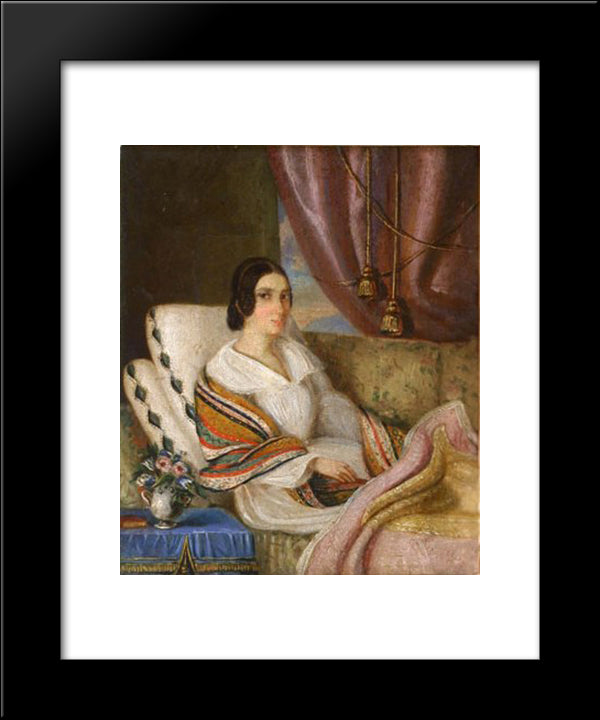 Convalescence 20x24 Black Modern Wood Framed Art Print Poster by Rosenthal, Constantin Daniel
