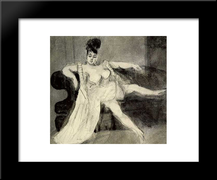 The Spread 20x24 Black Modern Wood Framed Art Print Poster by Guys, Constantin