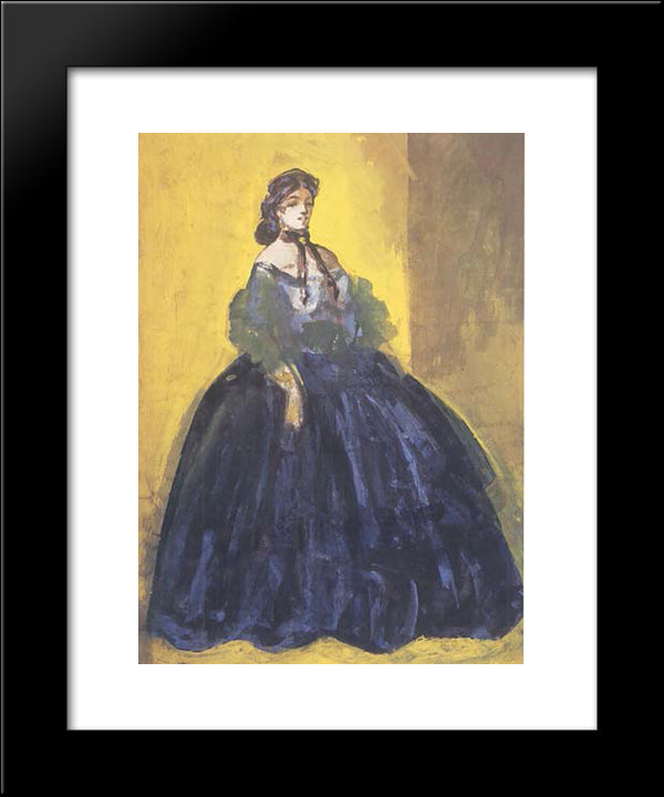 Toliere 20x24 Black Modern Wood Framed Art Print Poster by Guys, Constantin