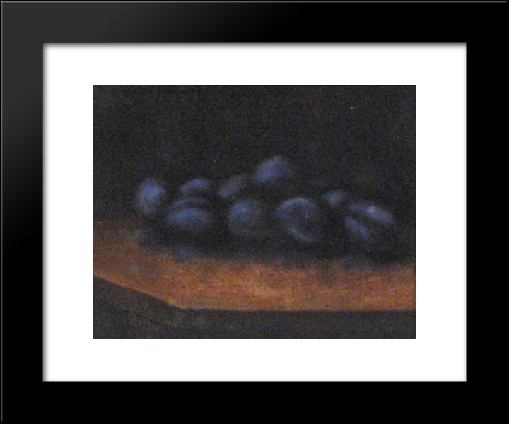 Plums 20x24 Black Modern Wood Framed Art Print Poster by Stahi, Constantin