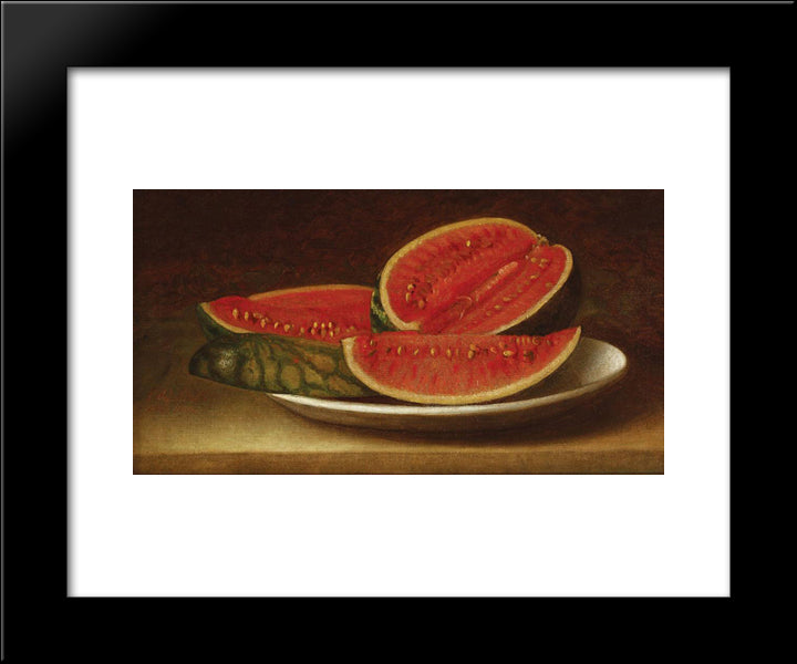 Watermelons 20x24 Black Modern Wood Framed Art Print Poster by Stahi, Constantin