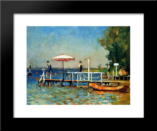 Loosdrecht 20x24 Black Modern Wood Framed Art Print Poster by Vreedenburgh, Cornelis