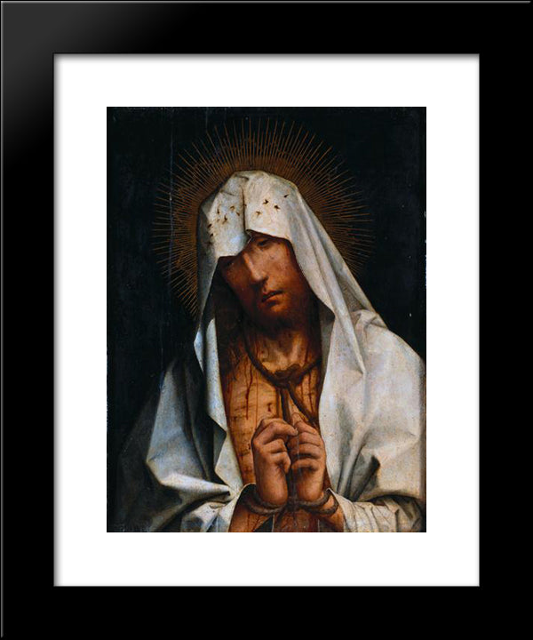 Ecce Homo 20x24 Black Modern Wood Framed Art Print Poster by Figueiredo, Cristovao de
