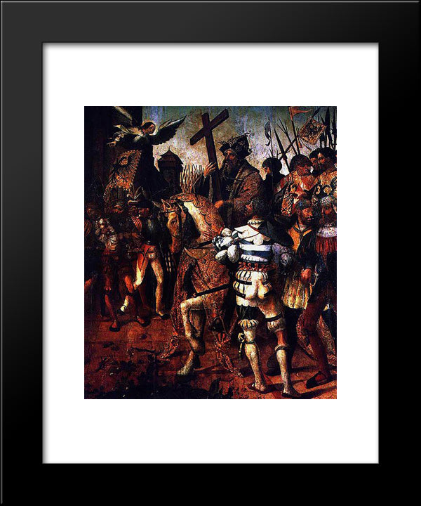 Exaltaco Da Santa Cruz 20x24 Black Modern Wood Framed Art Print Poster by Figueiredo, Cristovao de