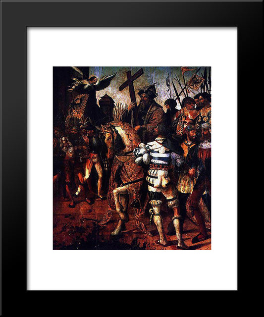 Exaltaco Da Santa Cruz 20x24 Black Modern Wood Framed Art Print Poster by Figueiredo, Cristovao de
