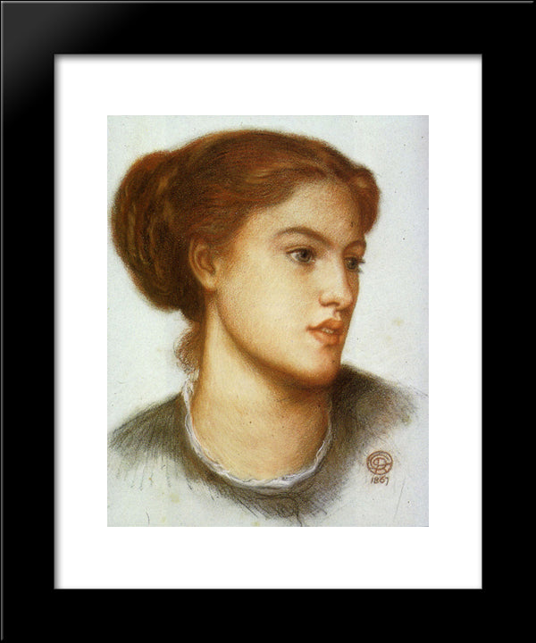 Ellen Smith 20x24 Black Modern Wood Framed Art Print Poster by Rossetti, Dante Gabriel