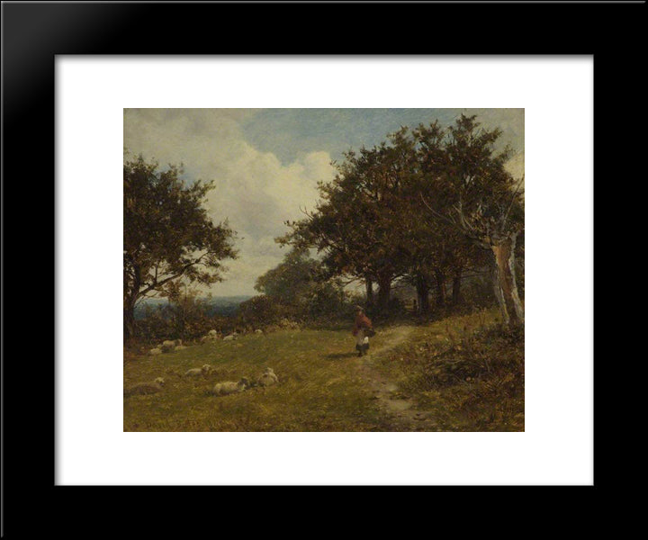 Colwell, Near Malvern, Worcestershire 20x24 Black Modern Wood Framed Art Print Poster by Bates, David