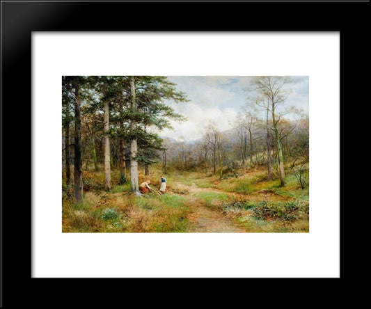 On The Long Mynd, Church Stretton 20x24 Black Modern Wood Framed Art Print Poster by Bates, David