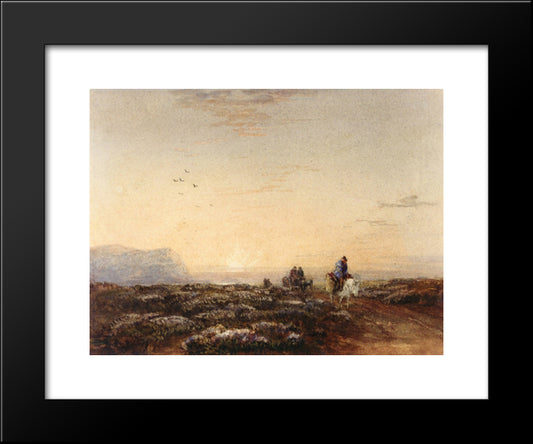 Great Orme Head From The Mouth Of The Conwy, North Wales 20x24 Black Modern Wood Framed Art Print Poster by Cox, David