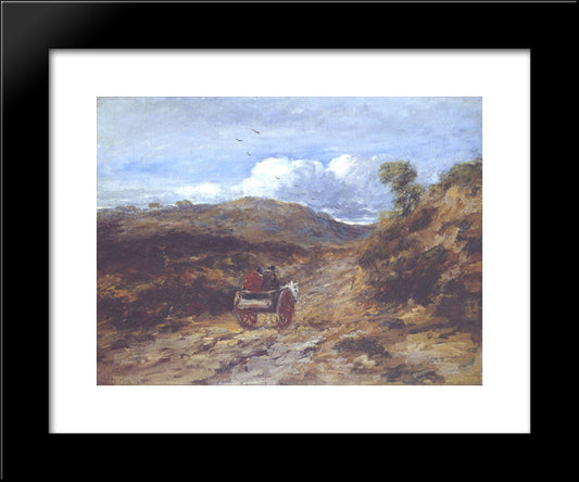 Moorland Road 20x24 Black Modern Wood Framed Art Print Poster by Cox, David