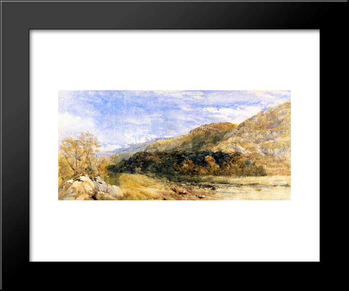 Near Knaresborough 20x24 Black Modern Wood Framed Art Print Poster by Cox, David