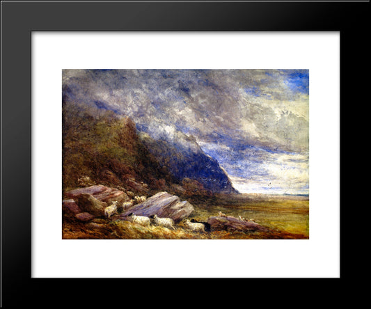 Penman Bach 20x24 Black Modern Wood Framed Art Print Poster by Cox, David