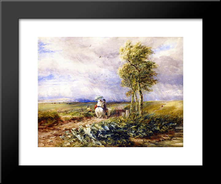Sun, Wind And Rain 20x24 Black Modern Wood Framed Art Print Poster by Cox, David