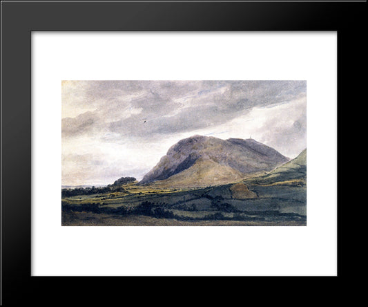 The Breiddin Hills, Near Welshpool 20x24 Black Modern Wood Framed Art Print Poster by Cox, David