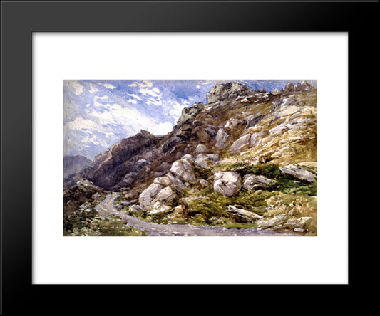 View Near Bettws-Y-Coed 20x24 Black Modern Wood Framed Art Print Poster by Cox, David