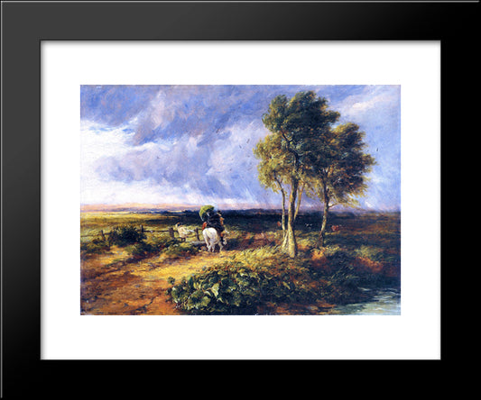 Wind, Rain And Sunshine 20x24 Black Modern Wood Framed Art Print Poster by Cox, David