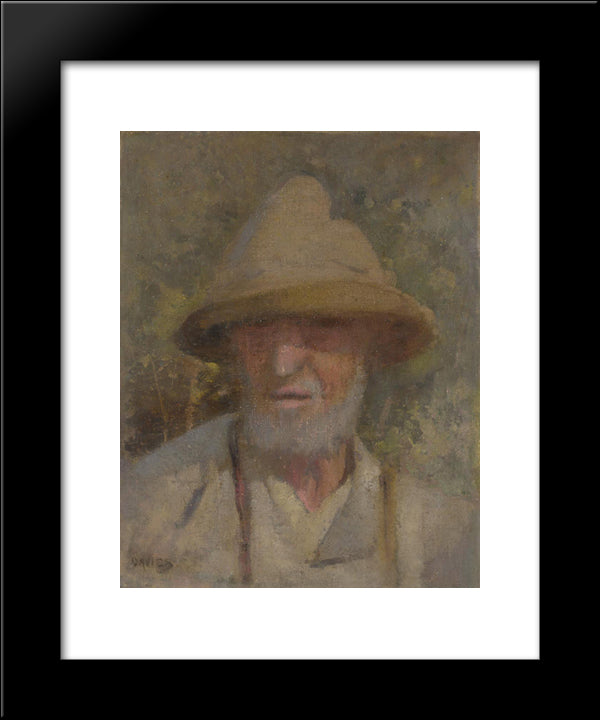 John Dougherty 20x24 Black Modern Wood Framed Art Print Poster by Davies, David