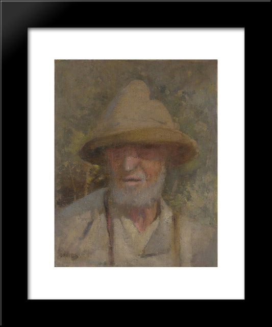 John Dougherty 20x24 Black Modern Wood Framed Art Print Poster by Davies, David