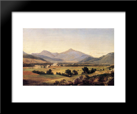 Androscoggin River 20x24 Black Modern Wood Framed Art Print Poster by Johnson, David