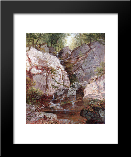Cascade, Rockland County (Ramapo) Ny 20x24 Black Modern Wood Framed Art Print Poster by Johnson, David