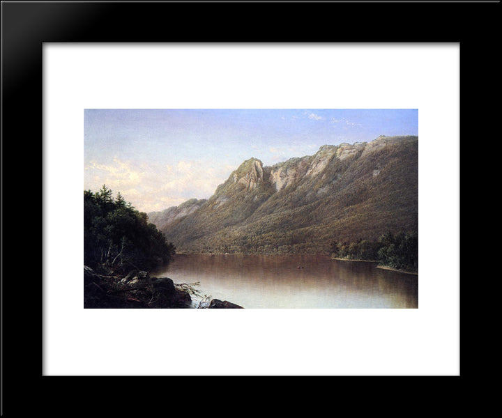 Eagle Cliff, Franconia Notch, New Hampshire 20x24 Black Modern Wood Framed Art Print Poster by Johnson, David