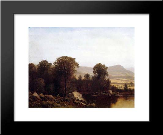 Schooley'S Mountain, New Jersey 20x24 Black Modern Wood Framed Art Print Poster by Johnson, David